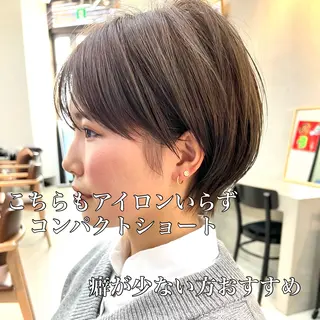 ショート カラー Laff新宿所属・縮毛矯正/ボブ 新宿/ショート/航輝のヘアスタイル