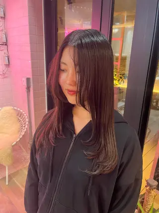 ロング 艶感透明感カラー🤍 hinaのヘアスタイル