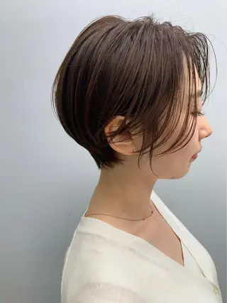 ショート 京都レイヤーカット/ 縮毛矯正/羽柴りくのヘアスタイル