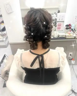 ヘアアレンジ lien eriiのヘアスタイル