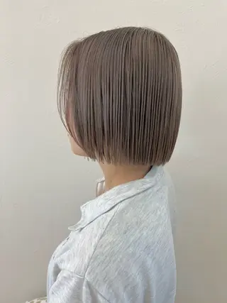 ショート カラー Agu hair time所属・time_ メラニーのヘアスタイル