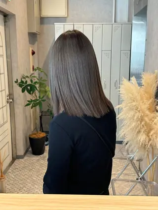 ミディアム カラー ヘアアレンジ 女性スタイリスト専門サロン Zina 天神所属・NANA／trend style🕊🍑のヘアスタイル