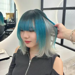 ミディアム カラー Ren. 🦋デザインカラーのヘアスタイル