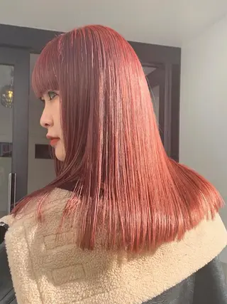 セミロング カラー お洒落カジュアル🍃 まなとのヘアスタイル