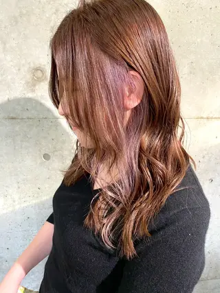 ロング Blink Remit hair明野店所属・秋月 亜耶のヘアスタイル