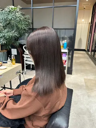 セミロング 寒色 ♡ レイヤー ┊︎miyuのヘアスタイル