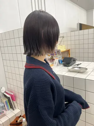 ショート カラー 細川 夕利亜のヘアスタイル