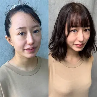 ミディアム カラー pomie所属・倉持美雪 ＊幸せの伝導師＊のヘアスタイル