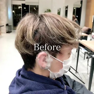 ショート カラー メンズ レディースヘア💫 加藤たいが🐯のヘアスタイル