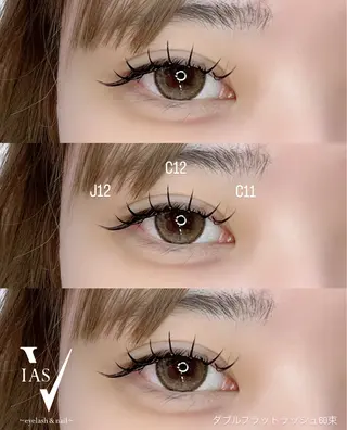 マツエク・マツパ VIAS YURINAのマツエク・マツパデザイン