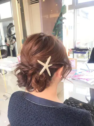 ヘアアレンジ 松本 明日可のヘアスタイル