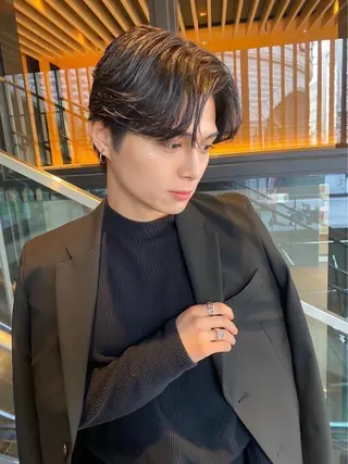 メンズ アイブロウ メンズカット/眉カッ ト/ブリーチ/シオリのヘアスタイル