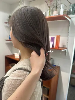 ミディアム カラー 暖色カラー/レイヤー 🌙 オノユリカのヘアスタイル