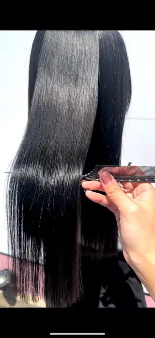 ロング カラー 💘韓国カラー💘 クルミのヘアスタイル