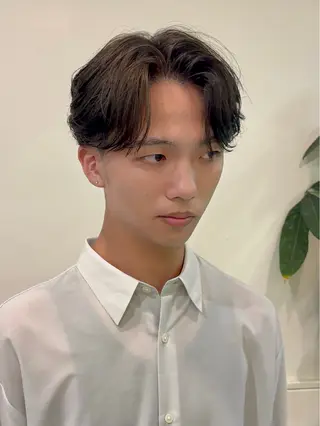 カラー パーマ メンズ 大西 れいやのヘアスタイル