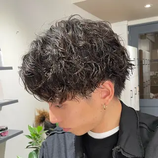 パーマ メンズ 梅田/メンズ専門 ／加地光尊のヘアスタイル