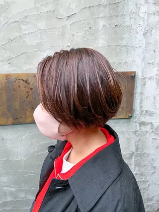 ショート ショート/レイヤー/ ツヤ髪/なかちゃんのヘアスタイル