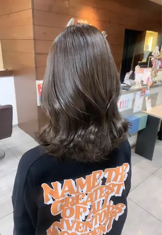 ミディアム 🫧艶髪カラー🫧 森本くるみのヘアスタイル