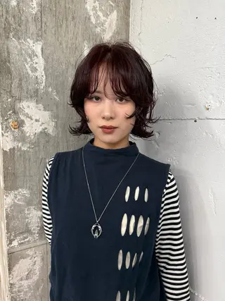 ミディアム パーマ code+lim所属・平沼 祐哉/パーマのヘアスタイル