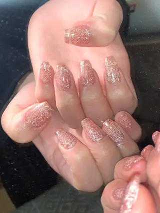 ネイル NES NAIL所属・さゆり￤推しキャラ ￤ロングネイル🩷のネイルデザイン