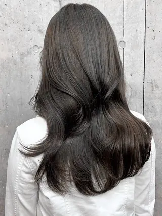 ロング カラー ヘアアレンジ 垢抜け透明感カラー 指名No.1shunのヘアスタイル