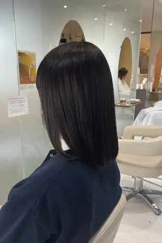 セミロング カラー ４ｃｍ諸江店所属・澤野 祐羽のヘアスタイル
