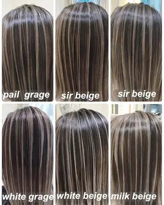 ミディアム カラー 山崎俊輔/髪質改善 /バレイヤージュのヘアスタイル