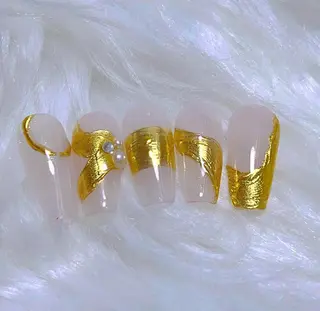 ネイル Shis_🦄shi 韓国風キラキラネイルのネイルデザイン