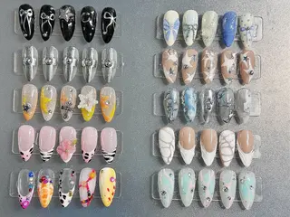 ネイル 【パラジェル・フィルイン】 T&BNAIL STUDIO所属・ナ サギ ロング無制限中のネイルデザイン