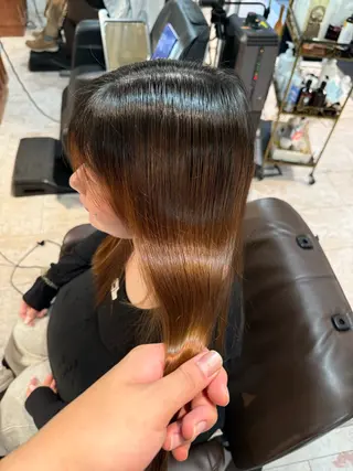 ロング 髪質改善/縮毛矯正 砂原一博のヘアスタイル