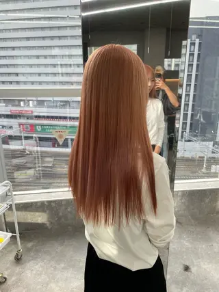 ロング カラー エフェクトブリーチ 神戸 三宮 麟太郎のヘアスタイル