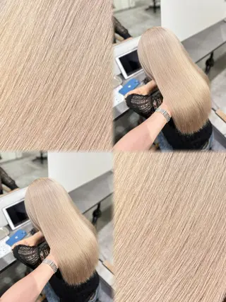 ロング カラー GaKu/ハイトーン /ブリーチ/レイヤーのヘアスタイル