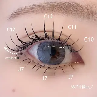 マツエク・マツパ 横浜 eyelist しみず🌙💭のマツエク・マツパデザイン