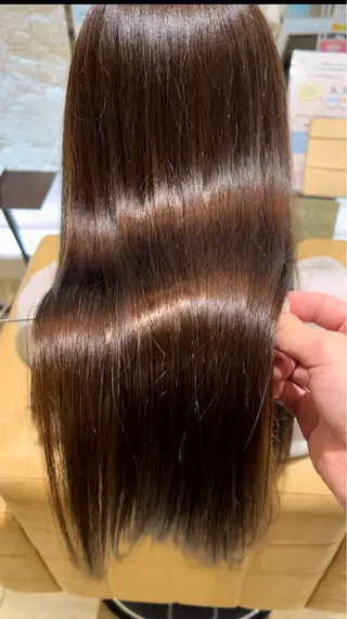 セミロング パーマ 中山 響希のヘアスタイル