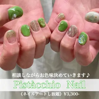 ネイル 淡色ネイル 🎀moeのネイルデザイン