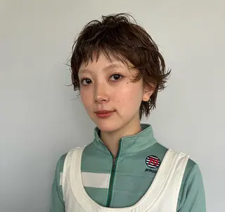 パーマ 松尾 怜奈のヘアスタイル