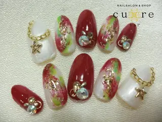 セミロング ネイル ネイルサロン Cureのネイルデザイン