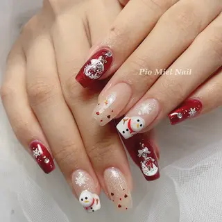 ネイル momo 長さだしのネイルデザイン