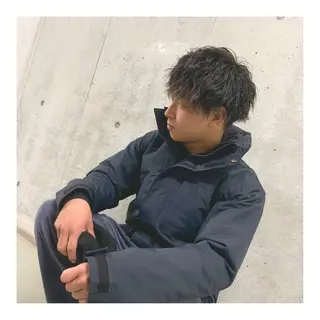 ショート パーマ メンズ ange☞ soutaのヘアスタイル