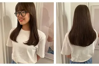 セミロング カラー riria/ボブ /ブラウンカラー🎀のヘアスタイル