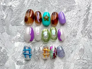 ネイル 💙0203 munimusanのネイルデザイン