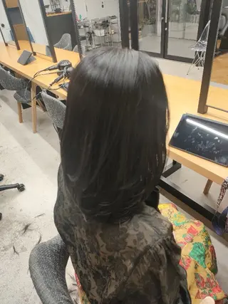 ミディアム 🎀レイナ／透明感 ／艶感／髪質改善🎀のヘアスタイル