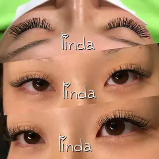 マツエク・マツパ linda lashesのマツエク・マツパデザイン