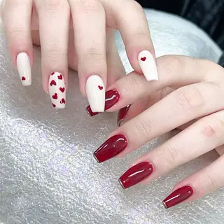 ネイル 長いだし/スカルプ/ パラシェルN.oneのネイルデザイン