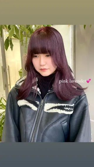 セミロング カラー カノン/アニオタ🧡 暖色/酸性ストレートのヘアスタイル