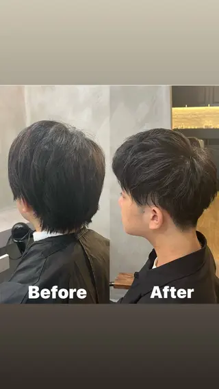 メンズ RIYA❤︎ Aujuaソムリエのヘアスタイル