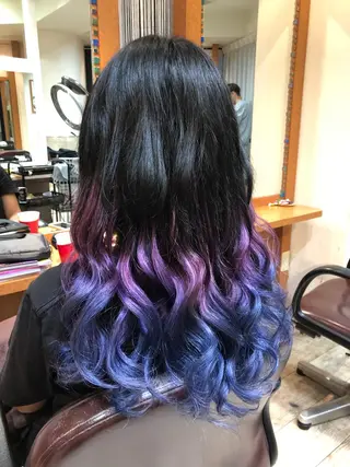 ロング カラー 韓国ヘア🤍髪質改善 🇰🇷AKANEのヘアスタイル