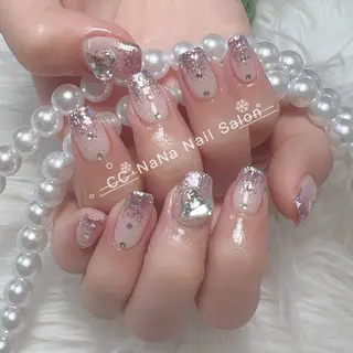 ネイル 💎CC・NaNa 韓国風ネイル🌙Cのネイルデザイン
