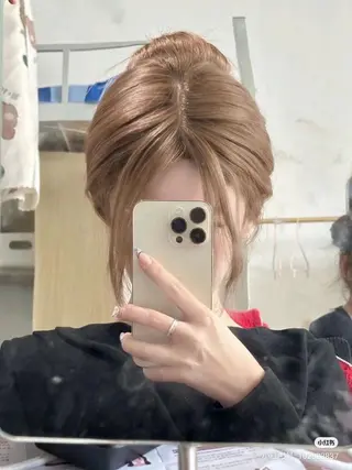 カラー 透ける透明感カラー 🤍anju🎀のヘアスタイル