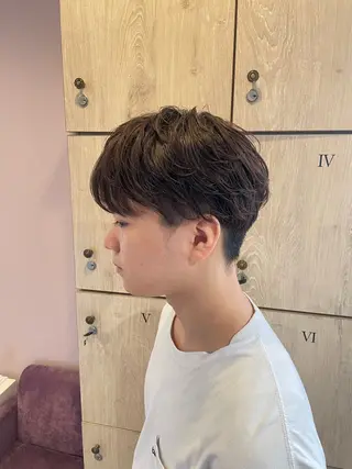 パーマ メンズ なつき/ 艶カラー/縮毛矯正のヘアスタイル